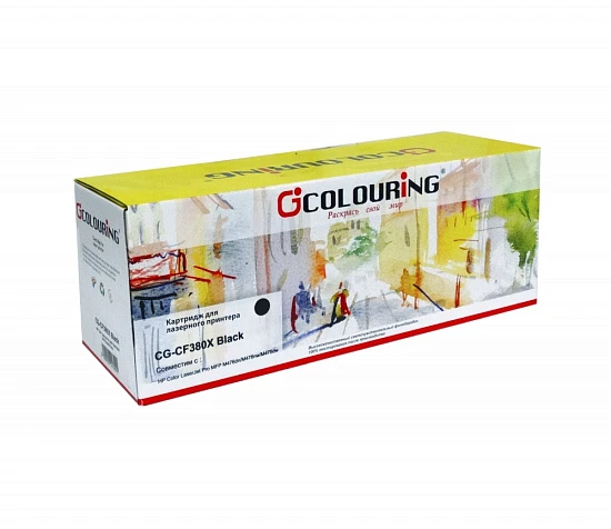 Картридж HP CF380X (№312X) Black 4.4K (Colouring)