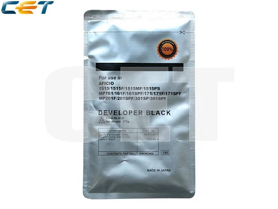 Девелопер для RICOH Aficio 1515/MP161/MP171/MP201 (CET), 275г/пак, 45000 стр., CET8881