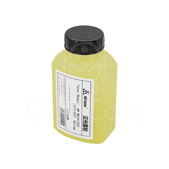 Тонер для HP CLJ M154/180/252/254/274/277/280/452/477, HGH01, химический, Yellow, 50гр, Handan