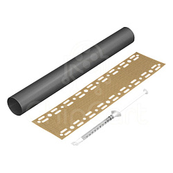 Комплект полиамидная термопленка + тканевая накладка + смазка для Kyocera FK-1150, Grafit