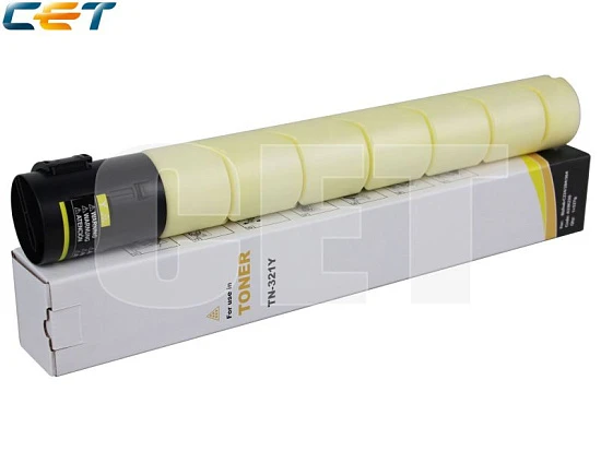 Тонер-картридж (NF6) TN-321Y для KONICA MINOLTA Bizhub C224 (CET) Yellow, 527г, CET7266