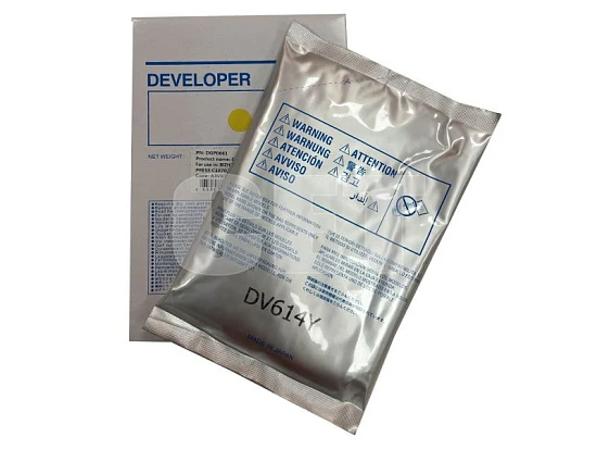 Девелопер DV-614Y для KONICA MINOLTA Bizhub PRO C1060L, PRESS C1060/C1070/C1070P/C71HC (CET) Yellow